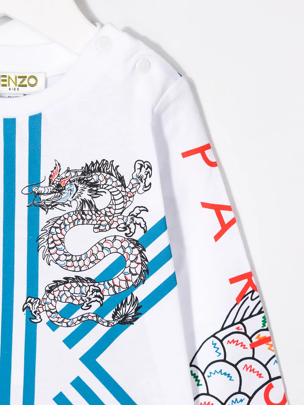 фото Kenzo kids топ с принтом tiger
