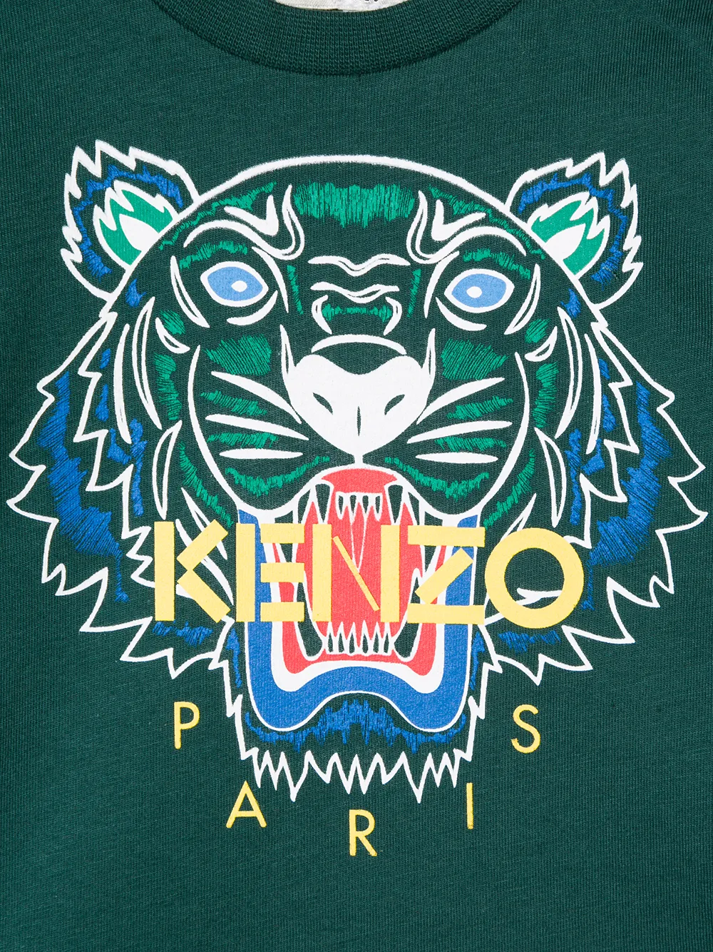 фото Kenzo kids топ с вышивкой tiger