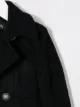 Balmain Kids معطف واقي من المطر بصفي أزرار