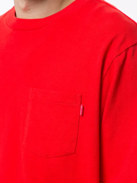 Shop Supreme long sleeve pocket T-shirt 
