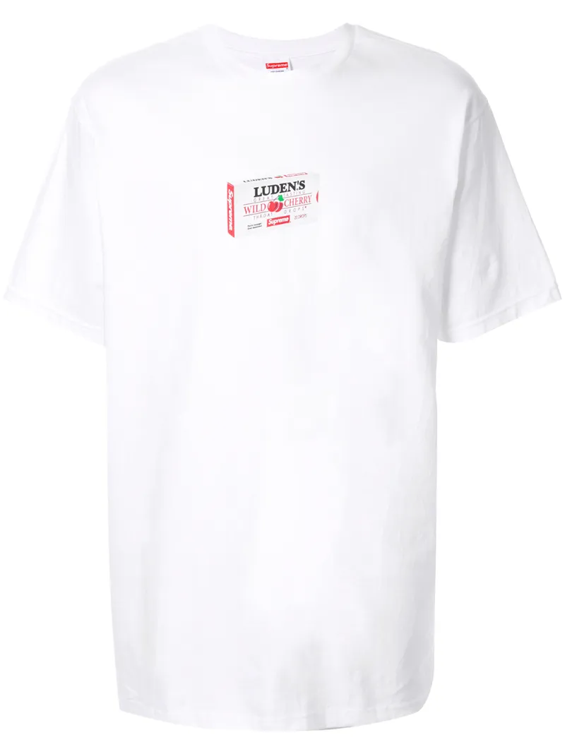 Click to view more detailed imagery on our partner's website Supreme Luden's T-shirt In White