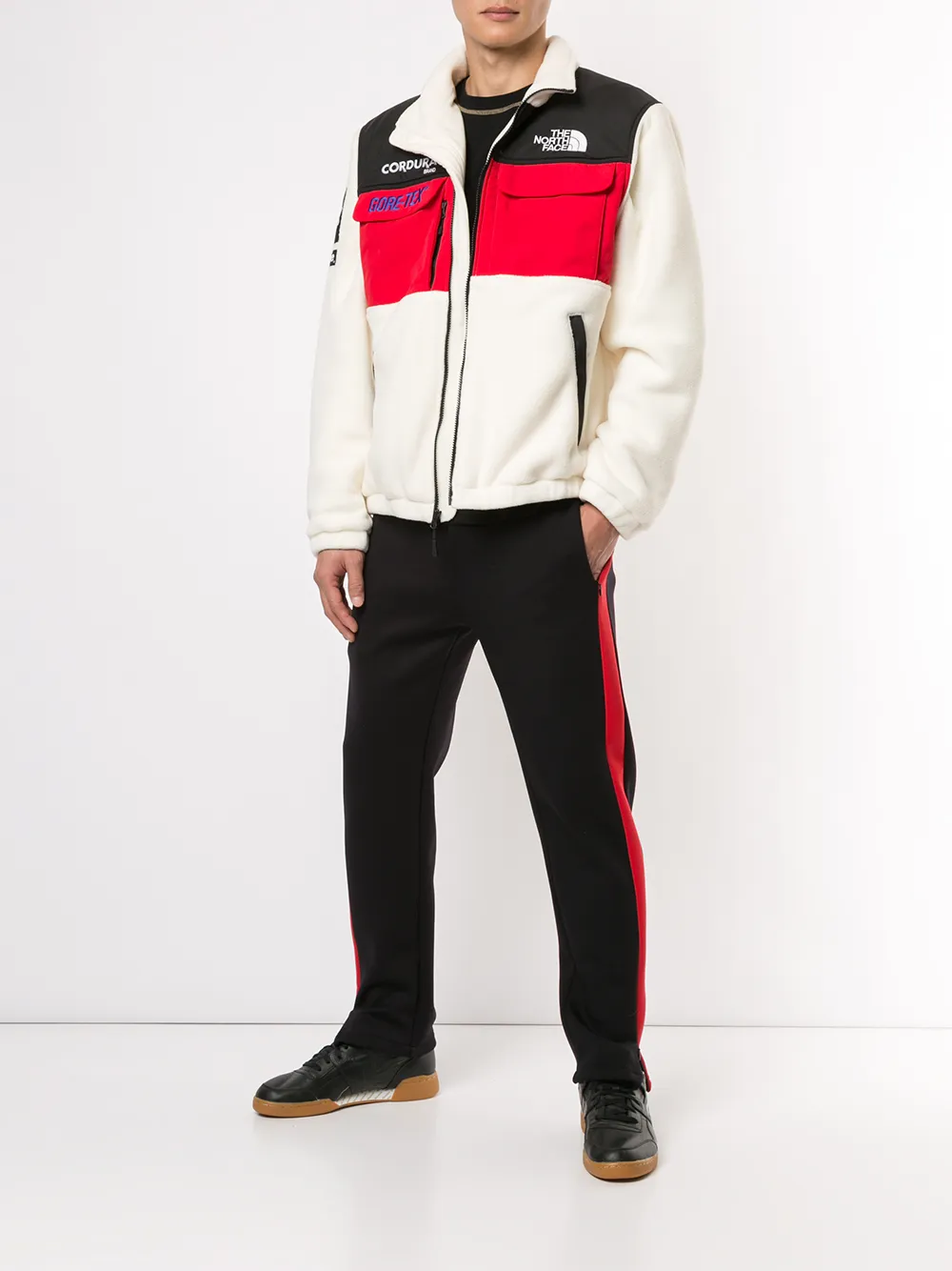 white supreme north face jacket