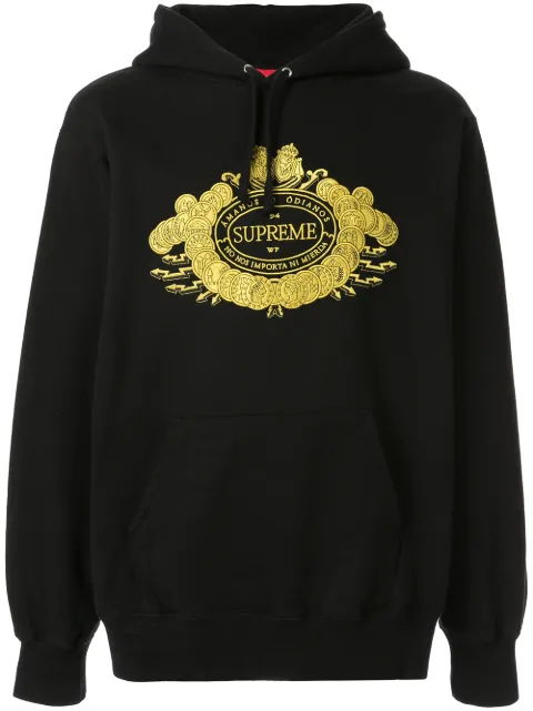 Supreme толстовка с вышивкой