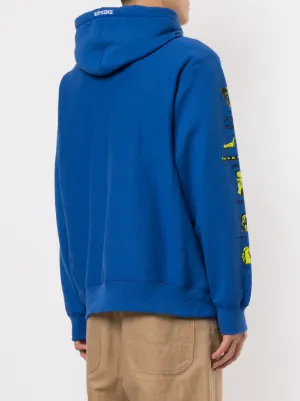 supreme menace hooded sweatshirt black