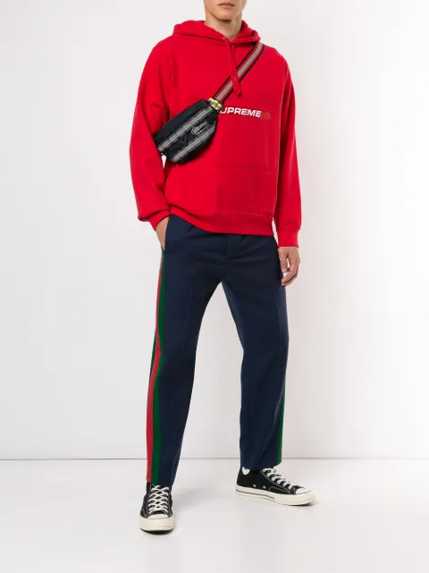 zip pouch hooded sweatshirt supreme