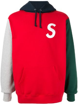 supreme s logo colorblocked