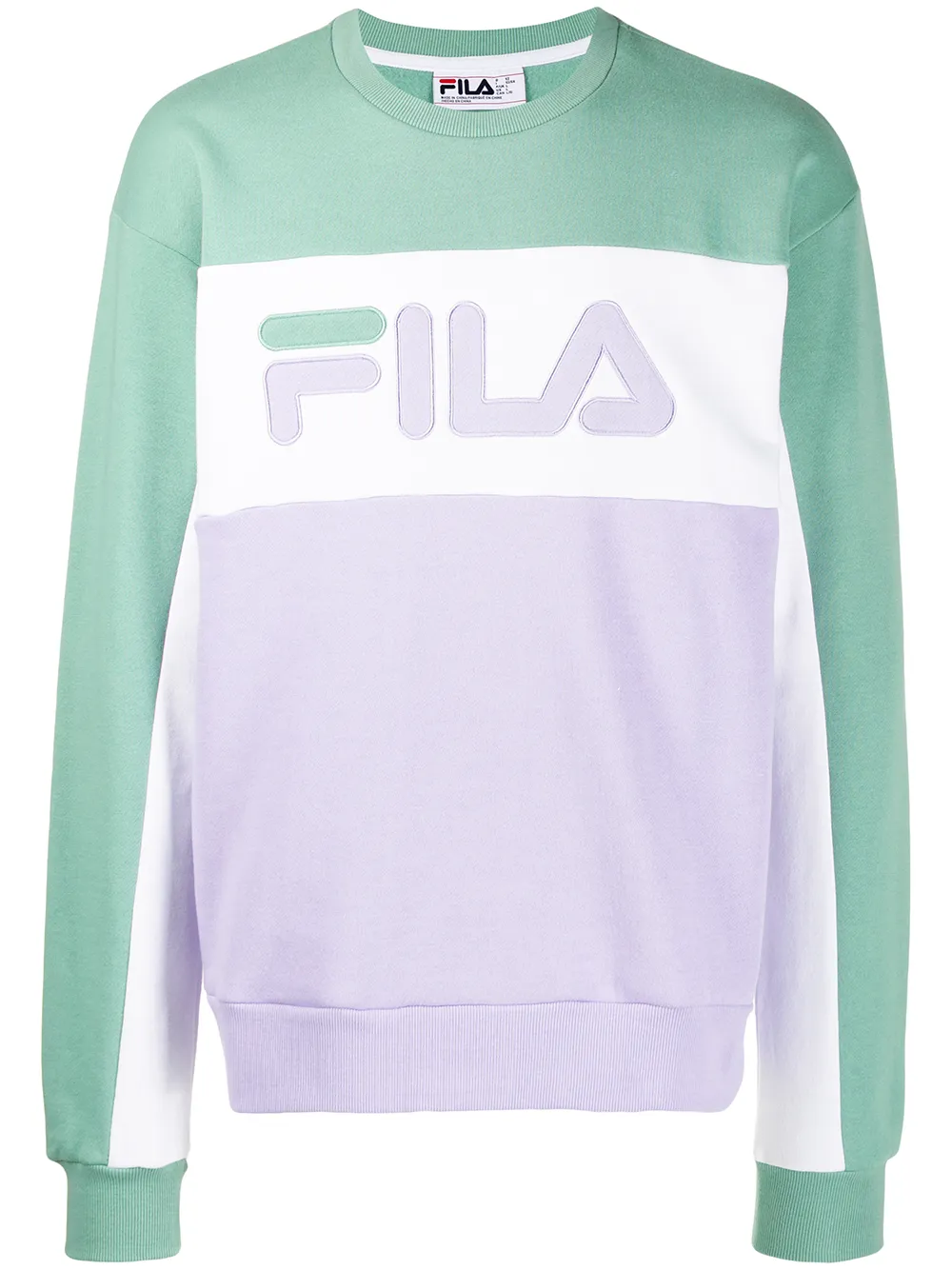 green fila sweatshirt