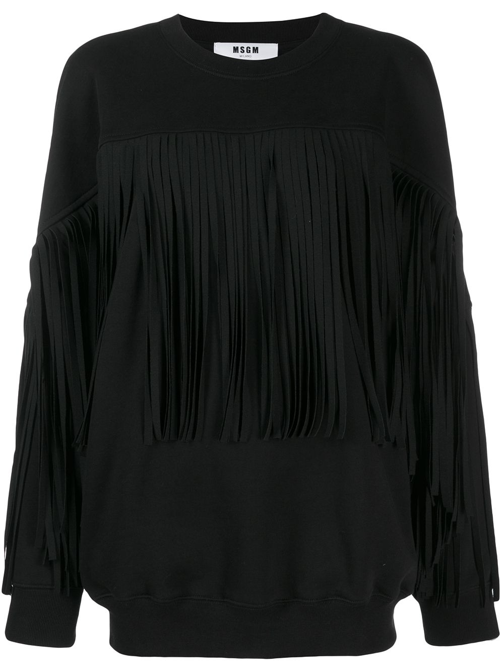 Msgm 2025 fringe sweatshirt