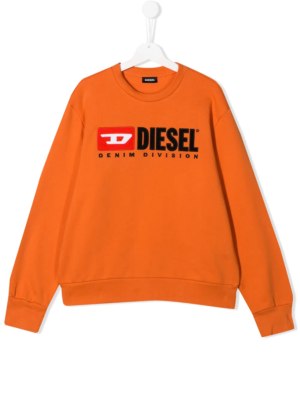 

Diesel Kids suéter con logo - Naranja