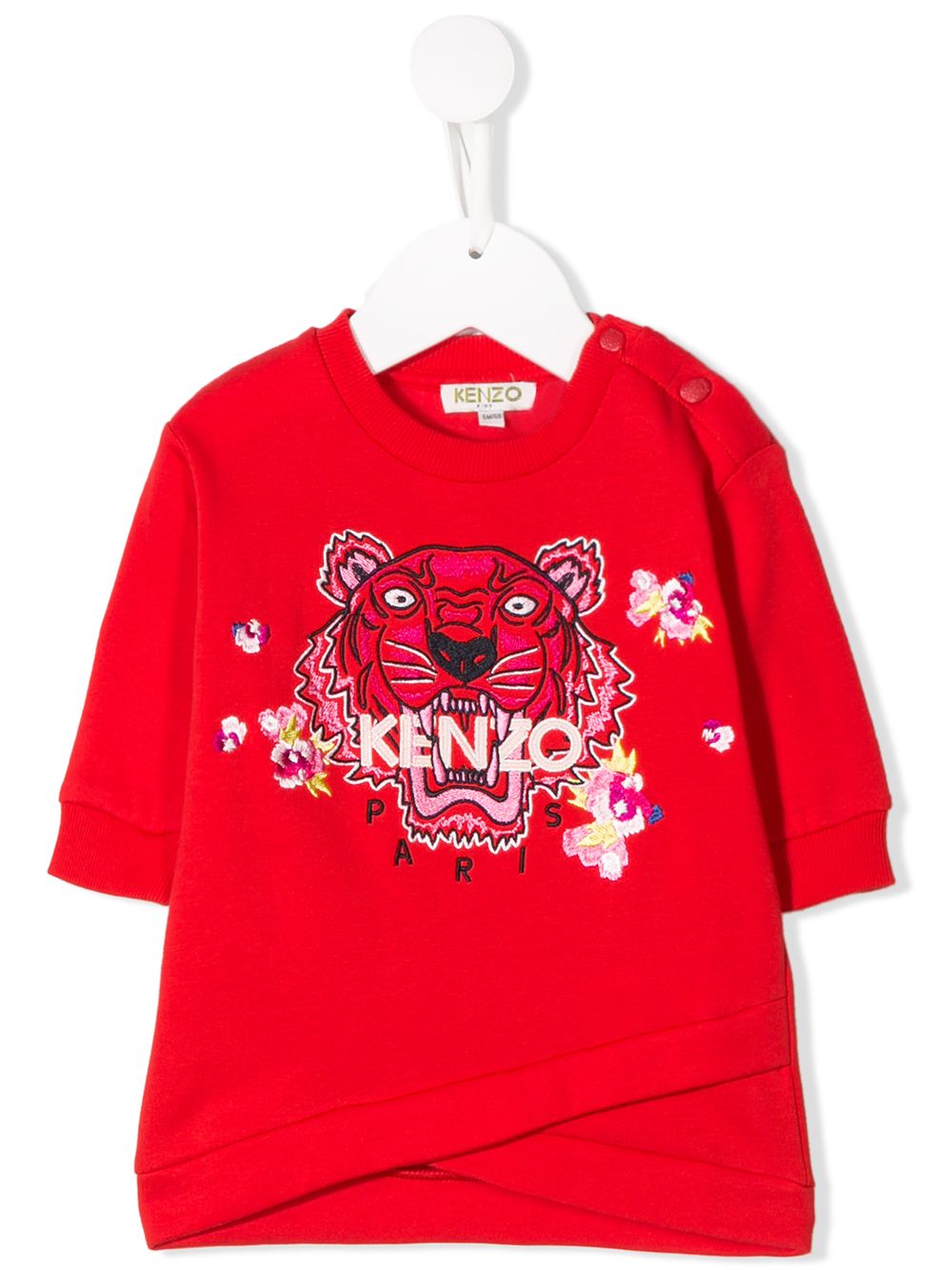 фото Kenzo kids толстовка с вышивкой