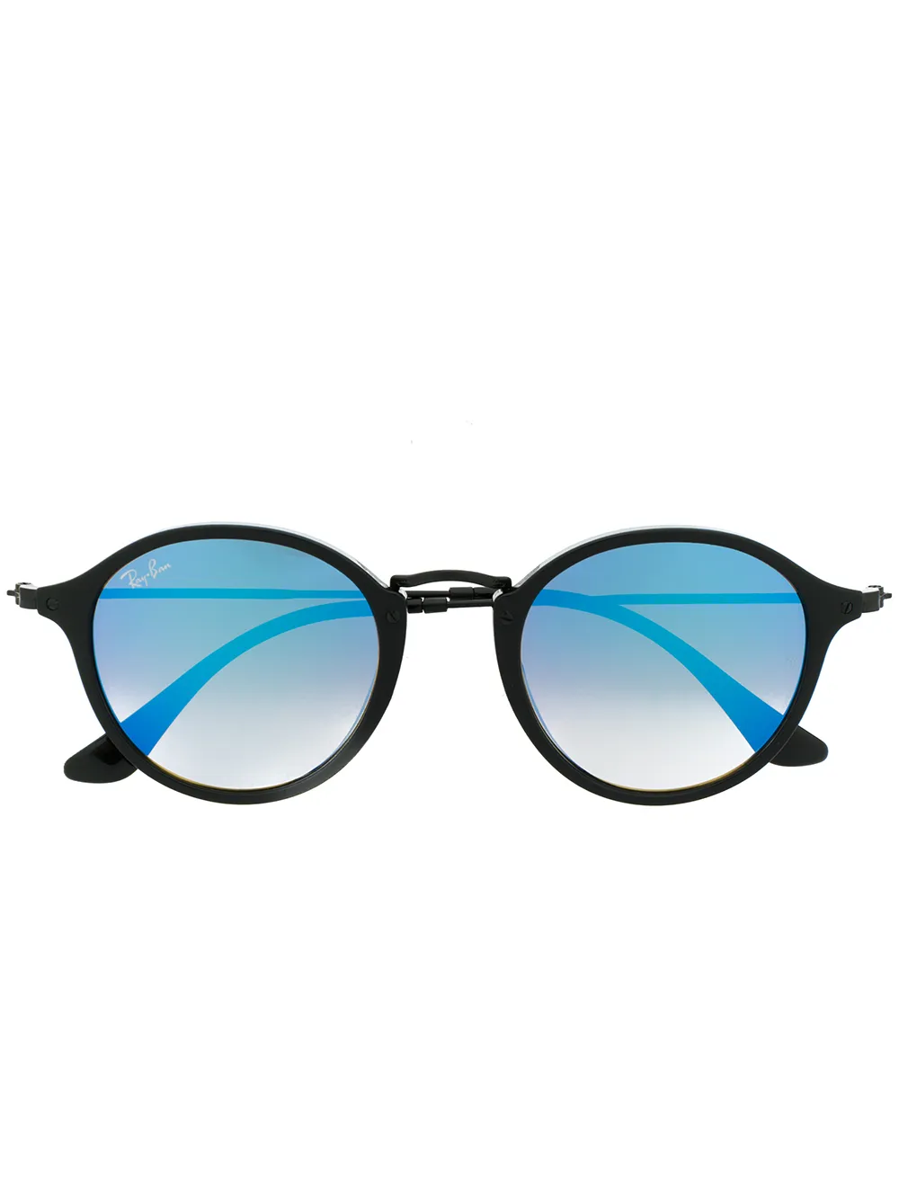 Ray-Ban Zonnebril met rond montuur Zwart