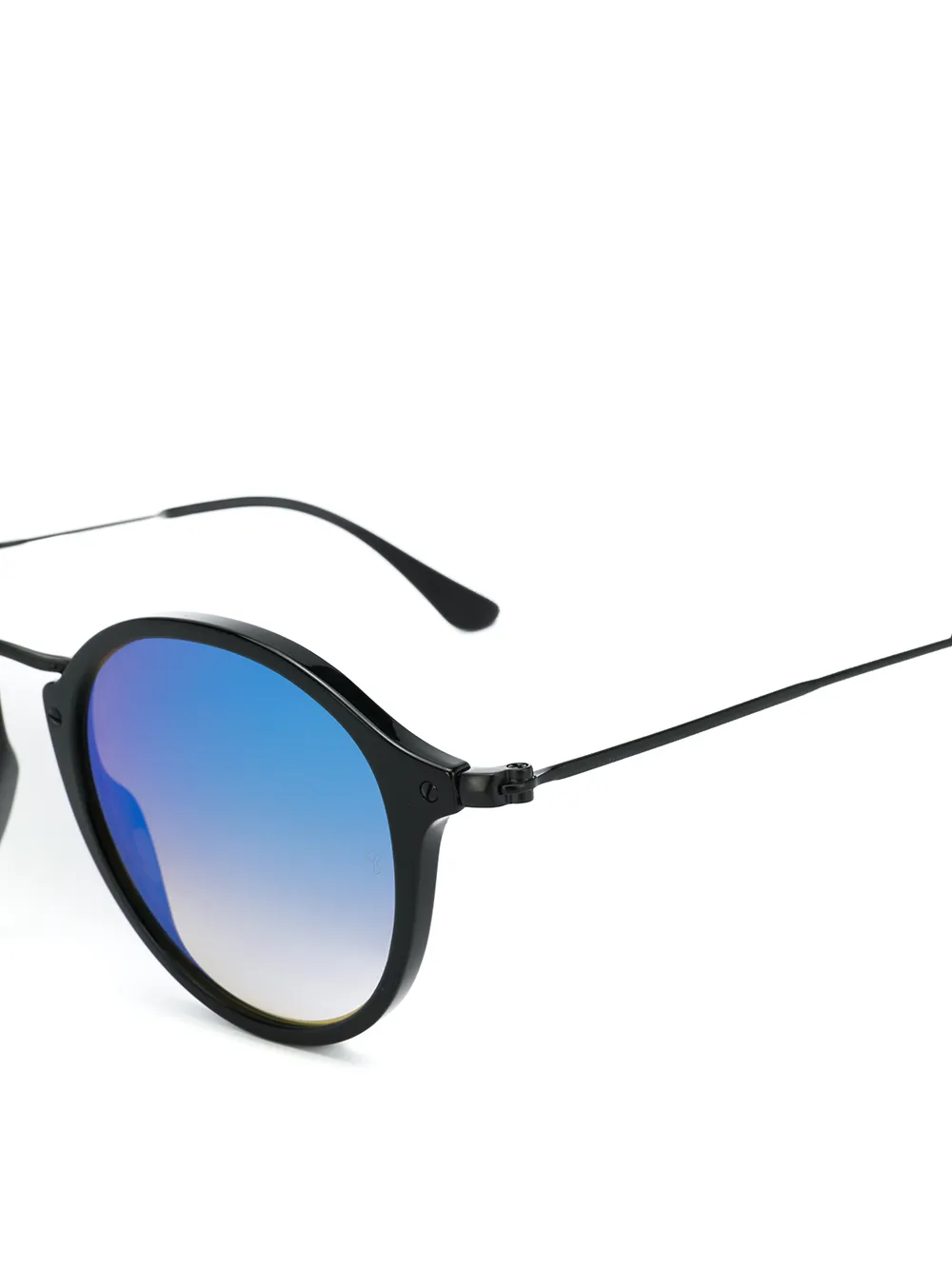 Ray-Ban Zonnebril met rond montuur Zwart