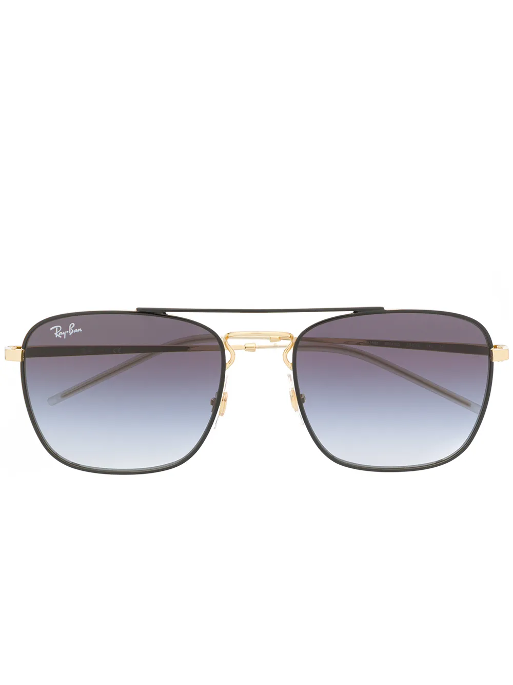 Ray-Ban aviator shaped sunglasses | Gold | Image 1