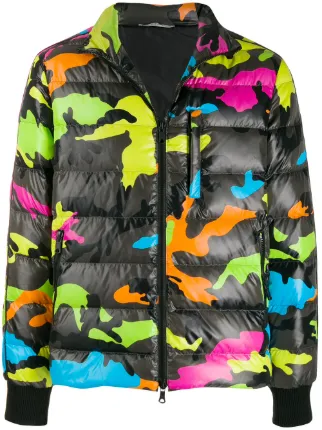 complicaties stromen Bij zonsopgang Valentino Garavani Multicoloured Camouflage Print Bomber Jacket - Farfetch