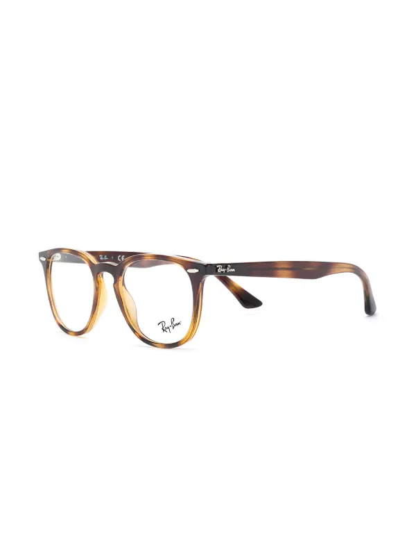 Ray-Ban トータスシェル 眼鏡フレーム | ブラウン | FARFETCH JP