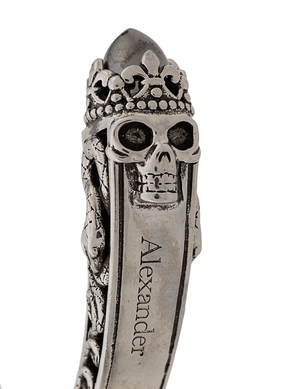 фото Alexander McQueen браслет с декором Skull