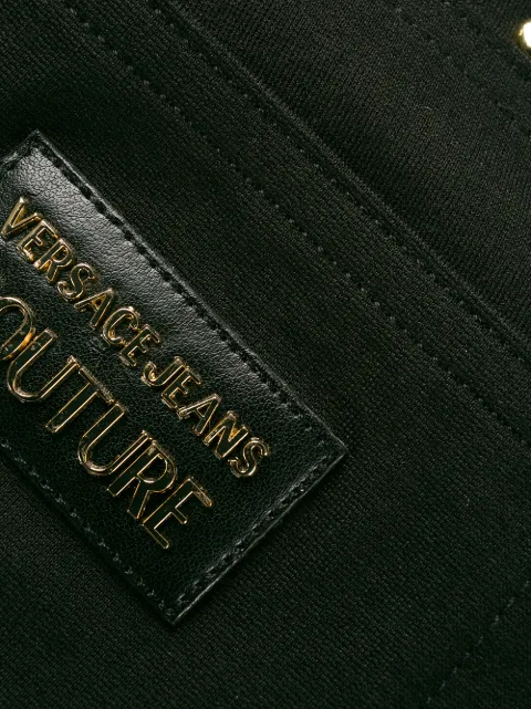 VERSACE JEANS COUTURE STUD-DETAIL SKINNY TROUSERS