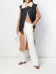 Image 2 of Chloé shearling collar denim gilet