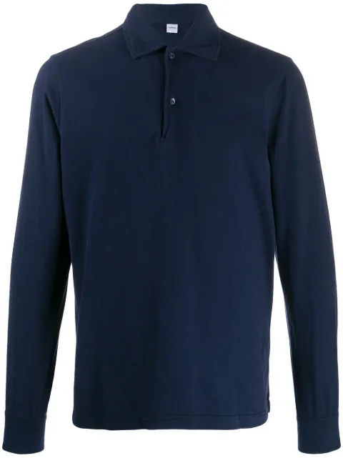 ASPESI long-sleeved cotton polo-shirt
