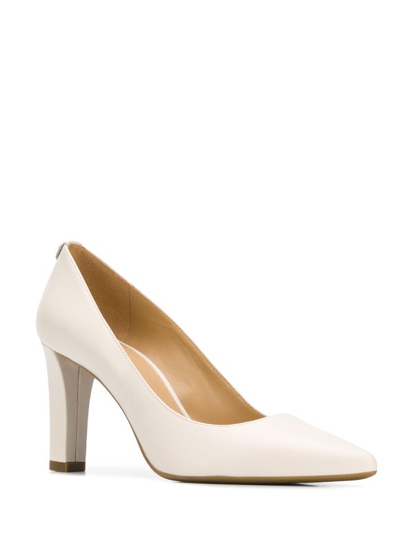 michael kors block heel pumps