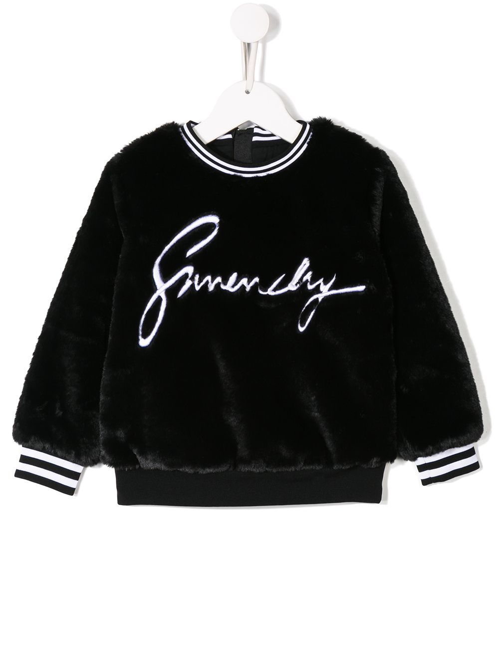 фото Givenchy kids толстовка из искусственного меха