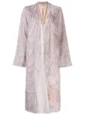Forte Forte draped cardi-coat - Pink