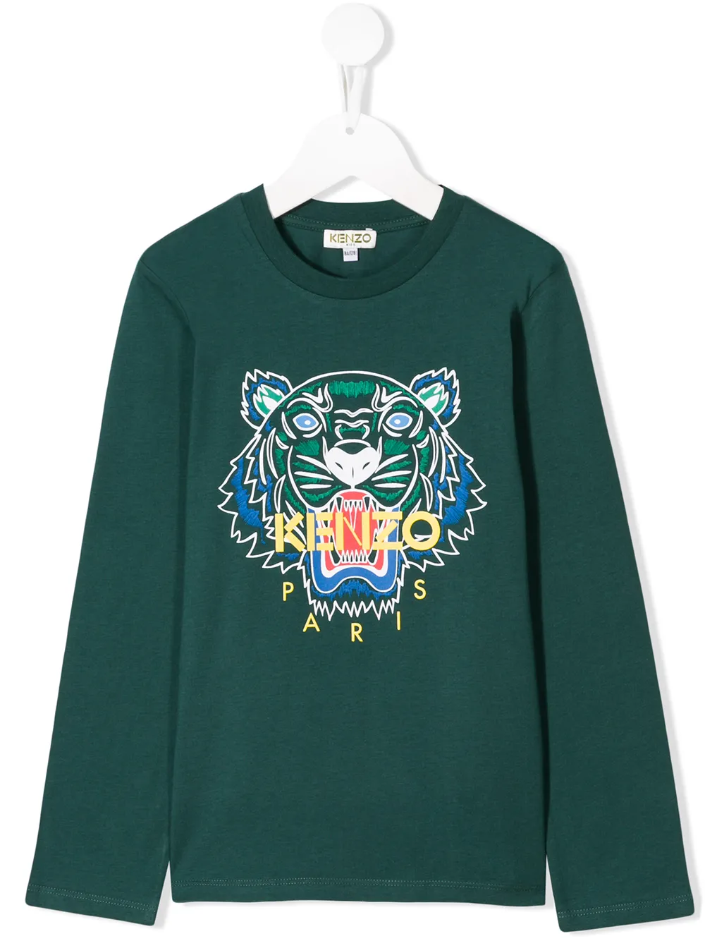 фото Kenzo kids толстовка с логотипом tiger