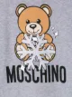 Moschino Kids فستان كنزة بطبعة دمية دب وشعار