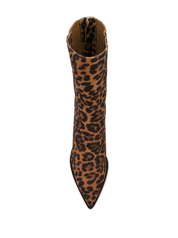 aquazzura leopard boots