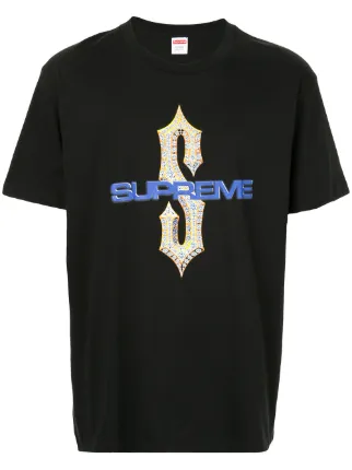 supreme diamond tee black