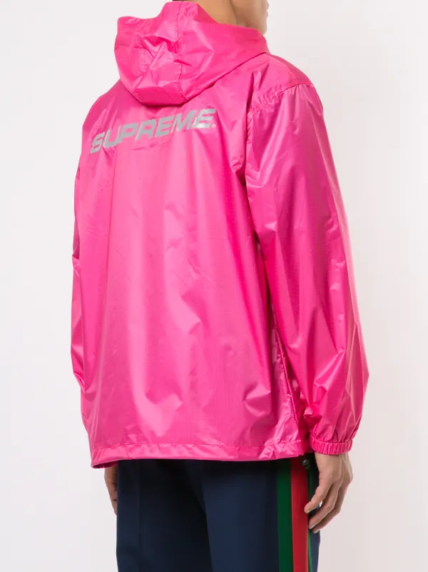 supreme windbreaker pink