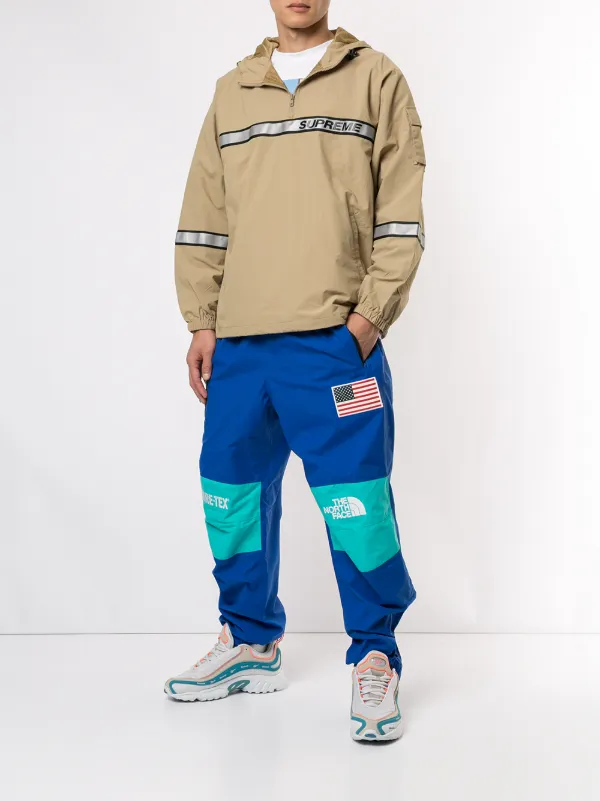 supreme reflective taping hooded pullover