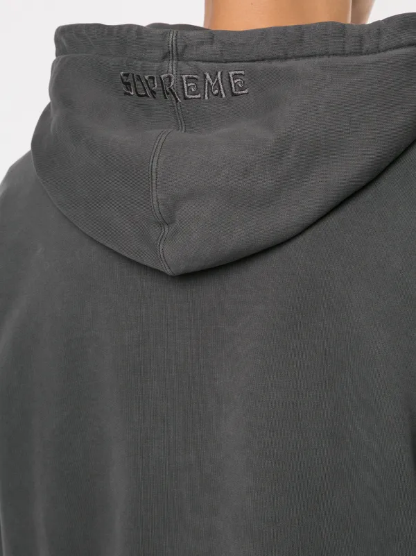 supreme overdyed hooded sweatshirt