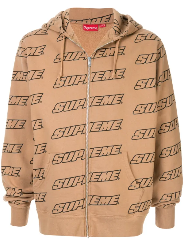 supreme all over print hoodie