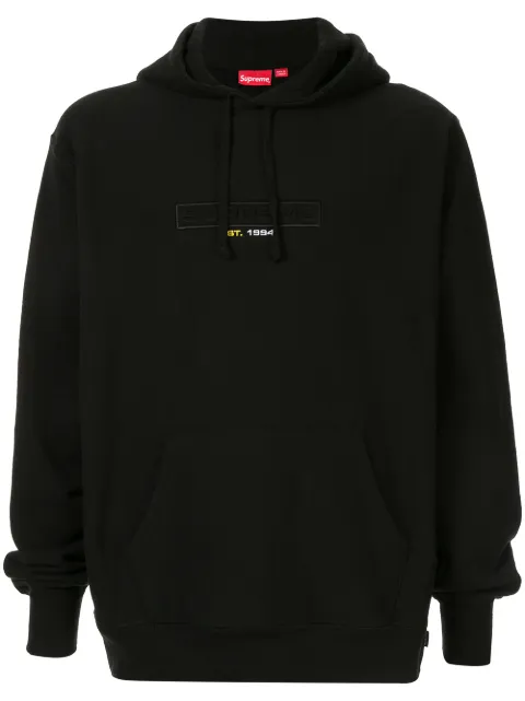 Supreme logo hoodie
