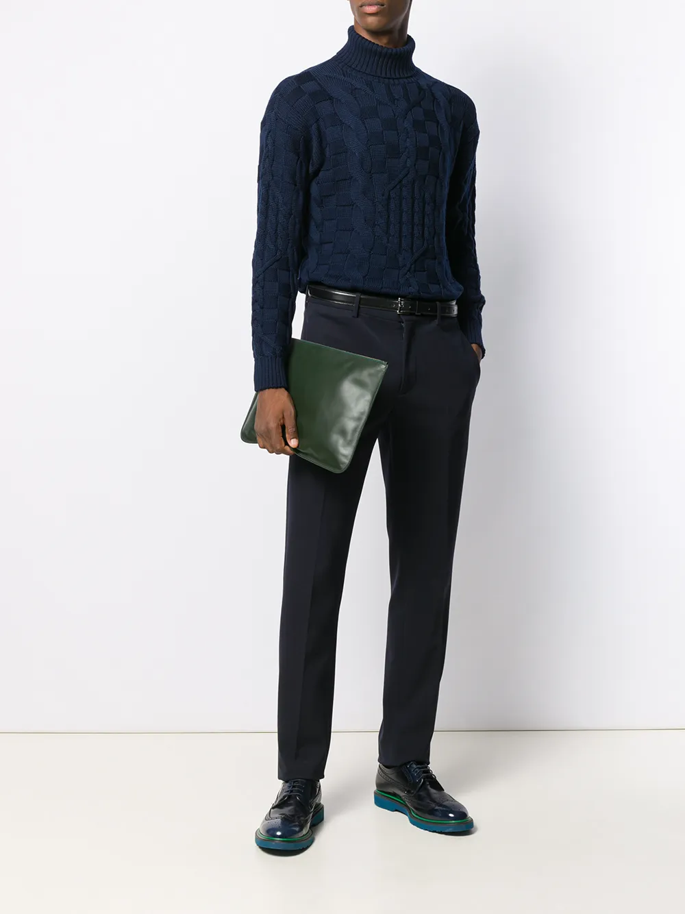 ETRO Getailleerde coltrui - Blauw