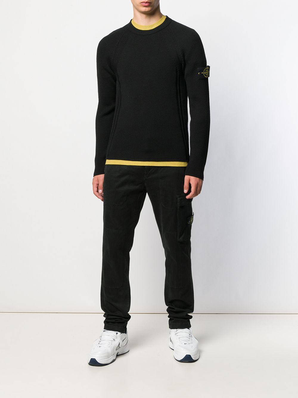 фото Stone Island свитер в рубчик