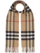 Image 1 of Burberry cashmere Classic Check scarf