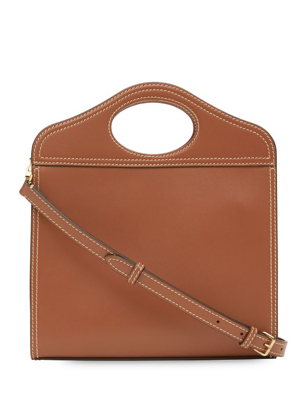 Burberry leather best sale pocket bag