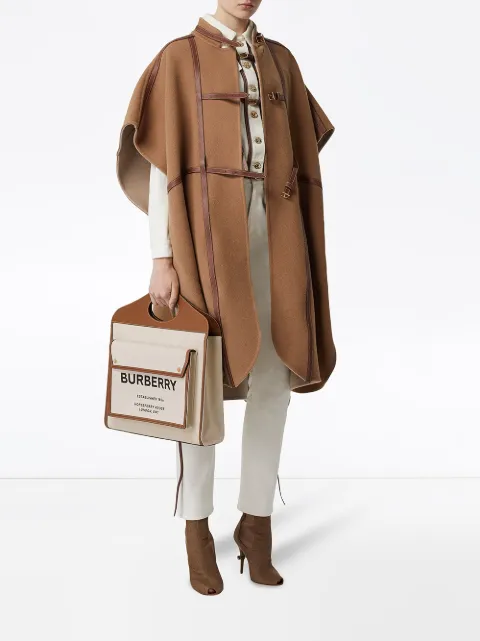 burberry two tone bag