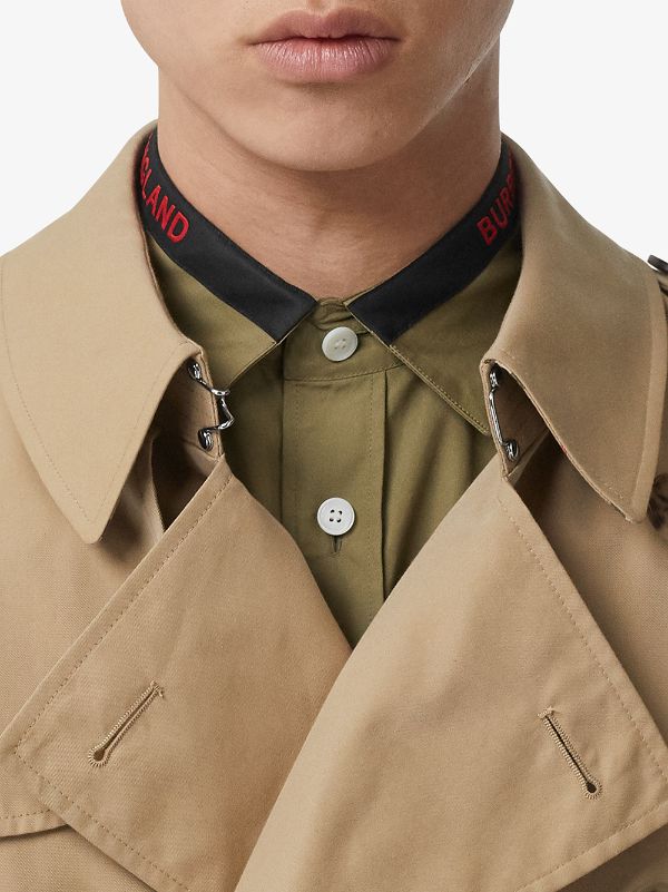 Shop Burberry Cotton Gabardine Trench Coat with Express Delivery 
