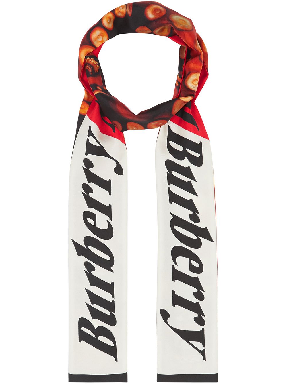 фото Burberry шарф с логотипом