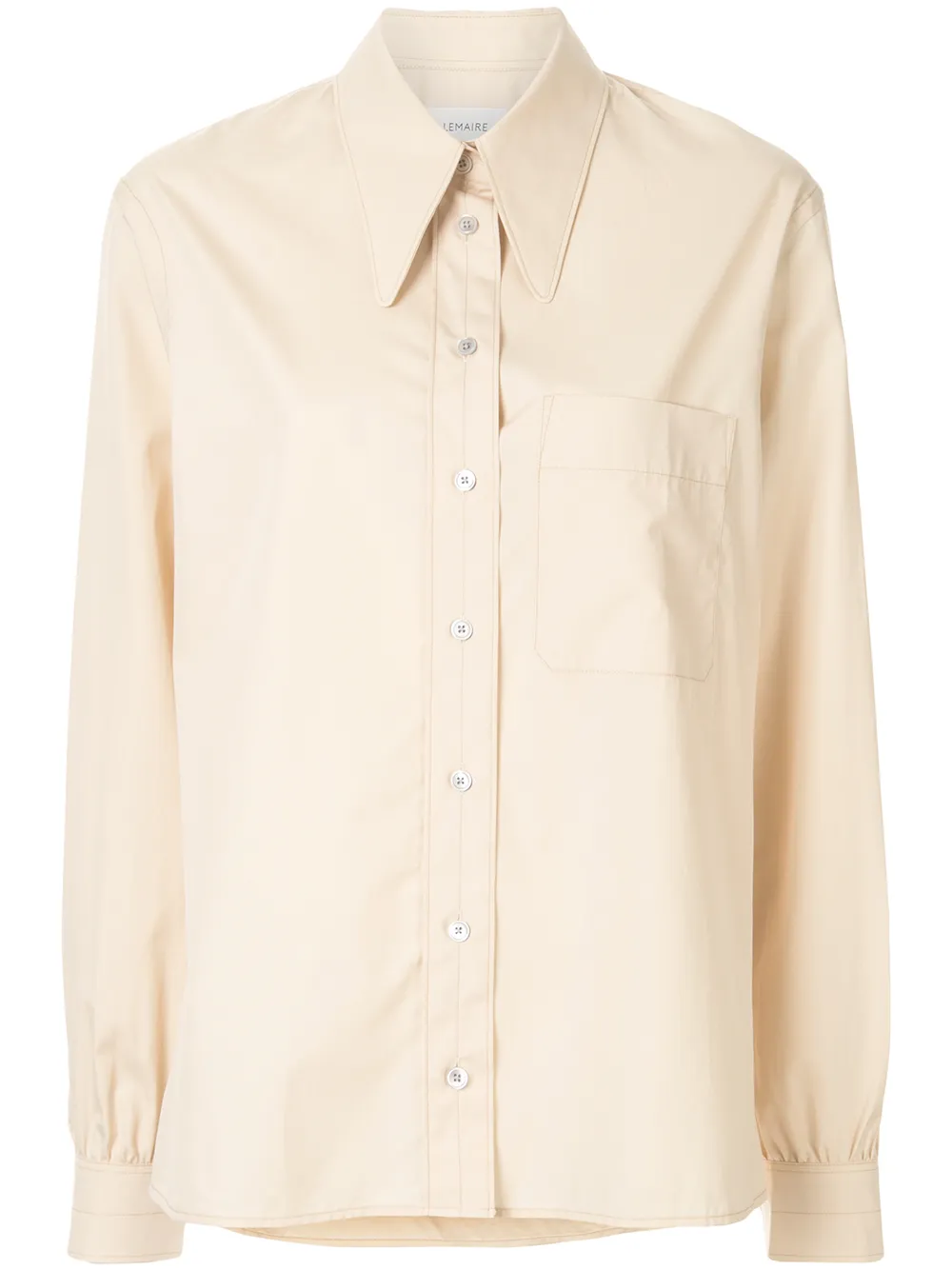 LEMAIRE OVERSIZED COLLAR FRONT POCKET SHIRT