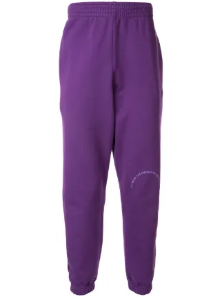 lavender track pants