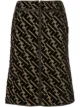 Image 1 of Fendi Pre-Owned FF motif knee-length skirt