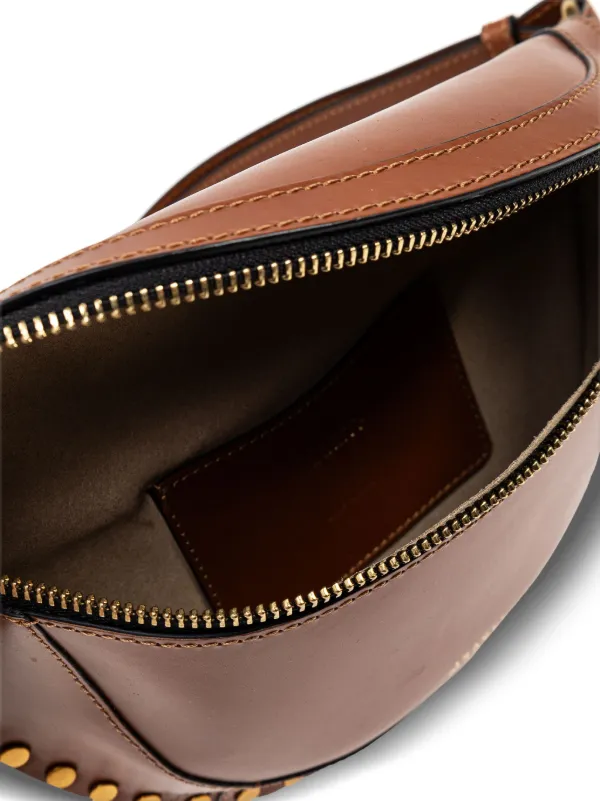 ISABEL MARANT Skano Leather Belt Bag | Brown | FARFETCH AO