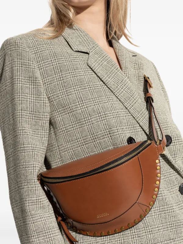 【関税込み】Skano Gb Belt Bag - Isabel Marant - Leather - Be ISABEL MARANT Skano Leather Belt Bag | Brown | FARFETCH GE