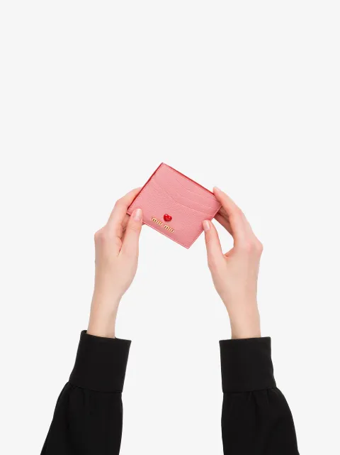 Miu Miu マドラス ラブ カードケース - Farfetch