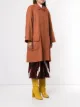 Hermès pre-owned cashmere single-breasted coat