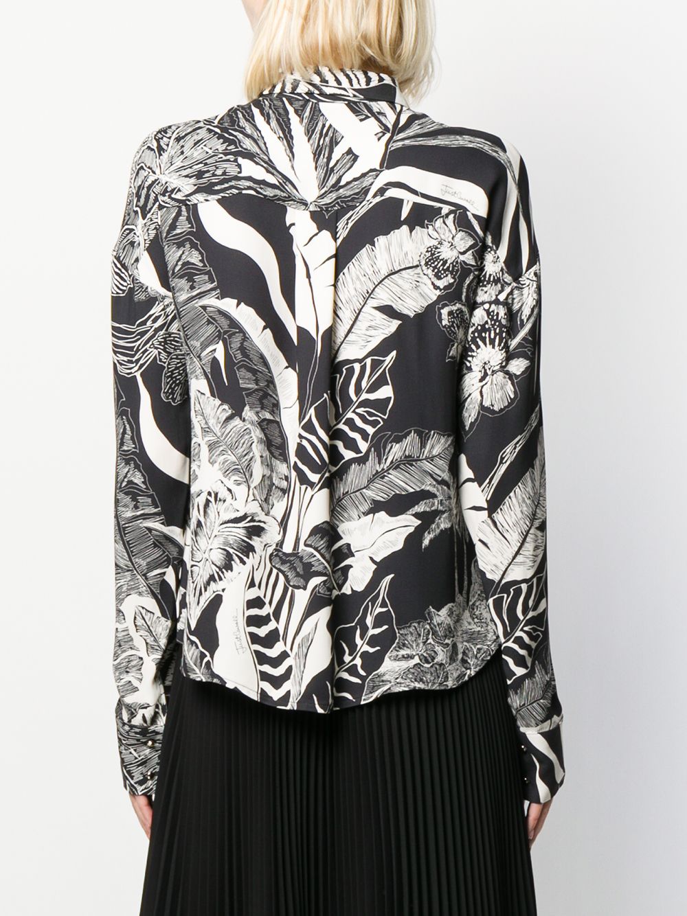 фото Just Cavalli блузка с цветочным принтом